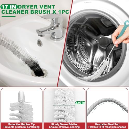 EastLink Drain Snake Set 18-Piece Effortless Cleaning