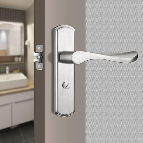 10 Pcs Adjustable Door Strike Plate Silver Metal Striker for Exterior Doors