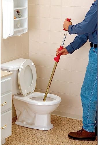 Efficient 6-foot Heavy-Duty Auger for Toilet Drain Cleaning
