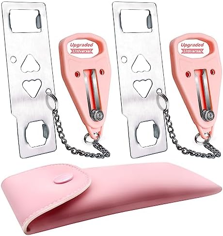 Ace Mining Pink Travel Door Locks for Home Away from Home