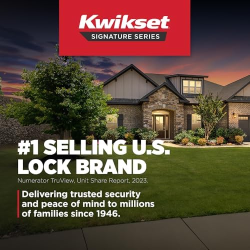 Kwikset Halifax Privacy Door Lever with Lock Matte Black