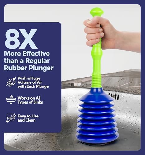 Luigis Large Sink and Drain Plunger