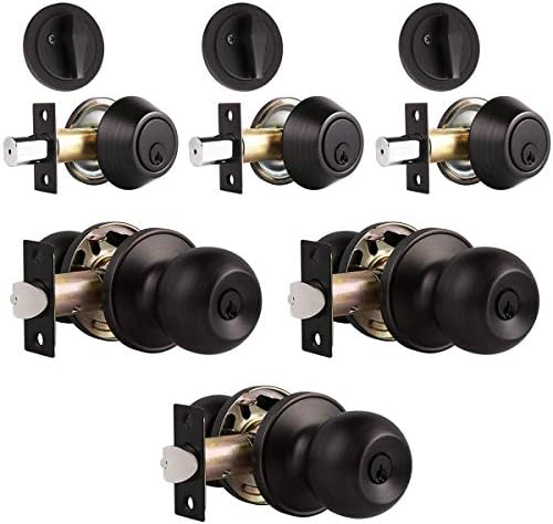 Secure and Style-Perfect Entry Door Knob Set