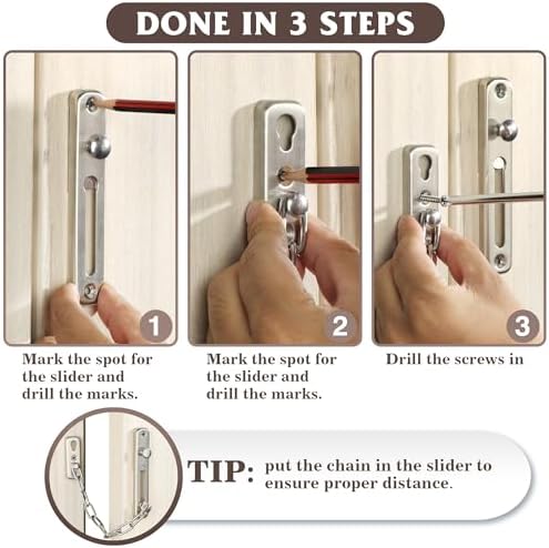 Alise Chain Door Guard Lock Front Interior Door Security