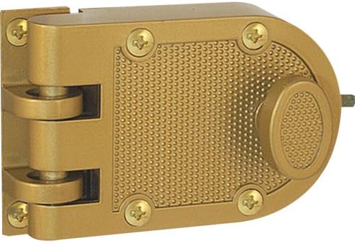 Blocks Door Entry Single Cylinder Brass Finish