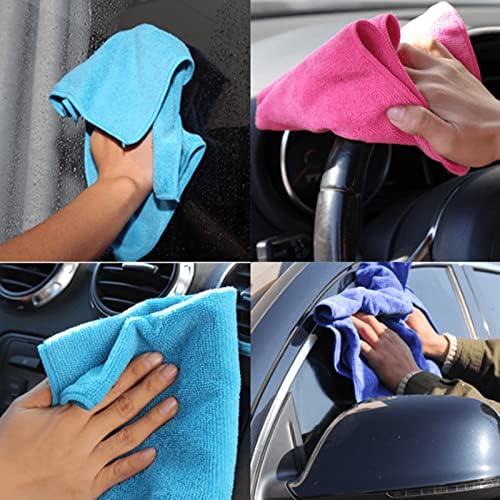 Reusable Microfiber Cleaning Rags 5-Pack
