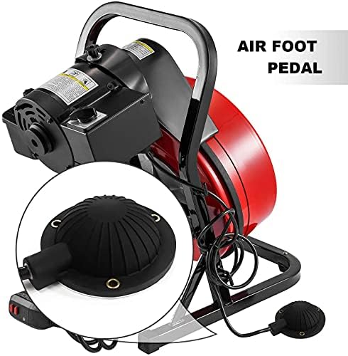 Huazu Air Foot Pedal Switch for Drain Cleaning Machines