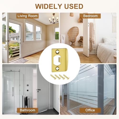 Sturdy Steel Door Strike Plate