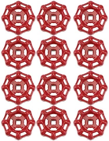 Hemoton Decor 12-Piece Gate Valve Handle Set for Faucets Garden and More