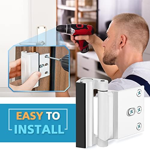 Strong Front Door Lock with 800 lbs Force-Resistant Reinforcement