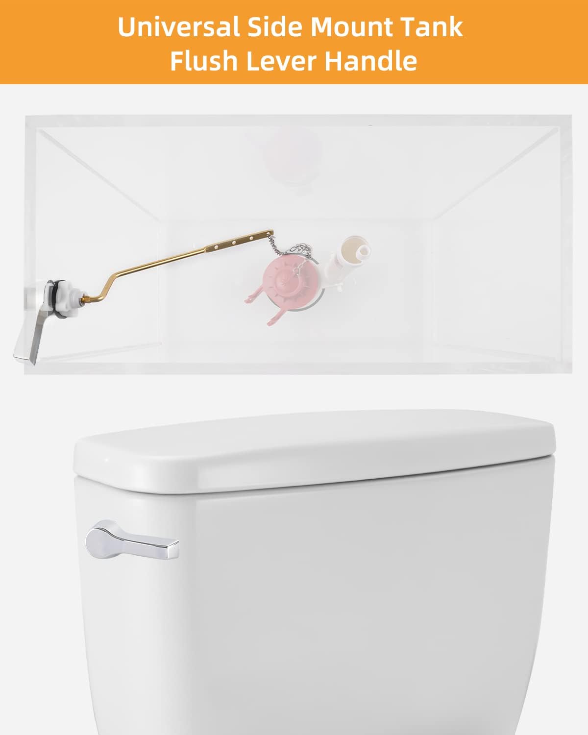 Sturdy Best Quality JazzTOP Flush Lever for Regulatory 2-B bleeding Measures 75 to 85