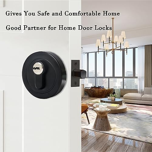 Durable stainless steel door lock parts set with dust control