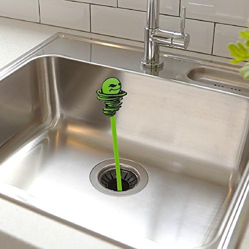 Quick-acting drain cleaner tool for hair buildup and clogs