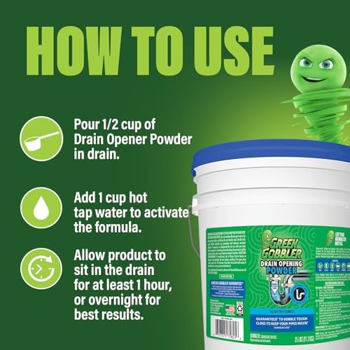 Green Gobbler Eco-Drain Cleaner for Sagging Drains