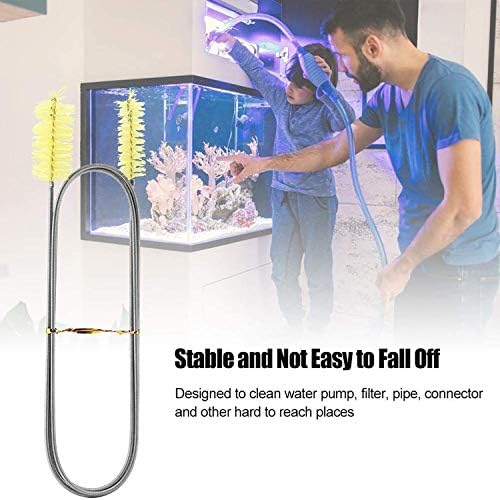 Ergonomic Flexible Drain Brush with Dual Ends for Efficient Cleaning