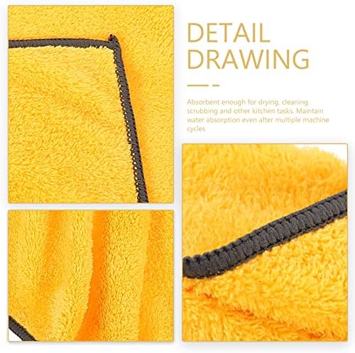 Hemoton 4-Piece Dish Towels