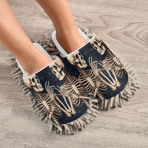Effortless Clean Cozy Mop Slippers for Home Office Cleaning Tool