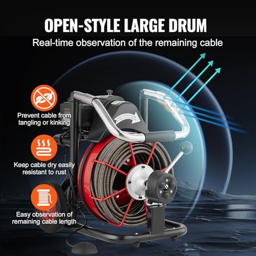 VEVOR Drain Cleaner Machine