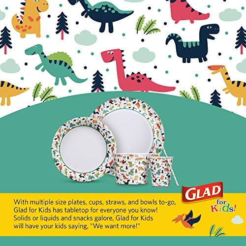 Glad for Kids Dinosaur Plates