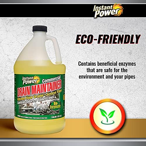 Instant Power Commercial Drain Maintainer Liquid Enzyme Clog Remover
