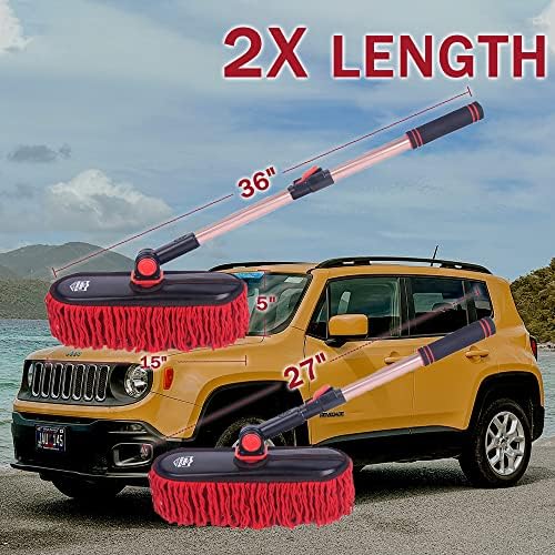 RIDE KINGS Car Duster Kit for Cars Trucks SUVs RVs and MotorcyclesDust Without Lint