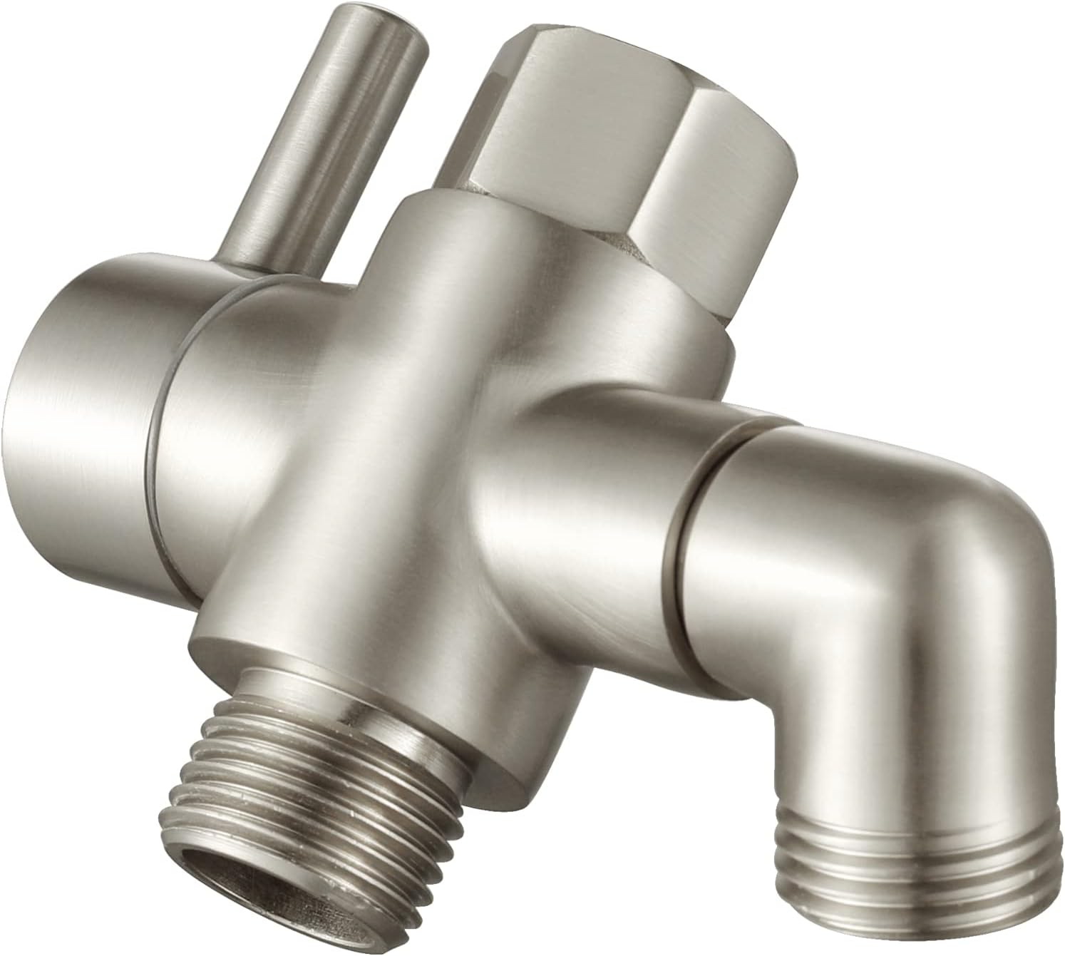 YDmeet - Shower Diverter Valve Brass 3 Ways Gift Set for Handheld and Fixed Heads