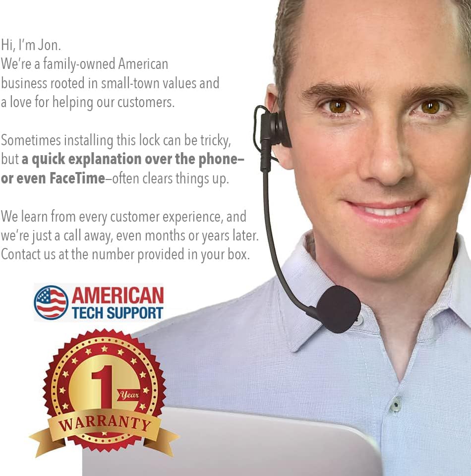 JOUNJIP Square Spindle Thick Door Extension Kit Perfect Fit for JOUNJIP Square Spindle Mechanic Locks