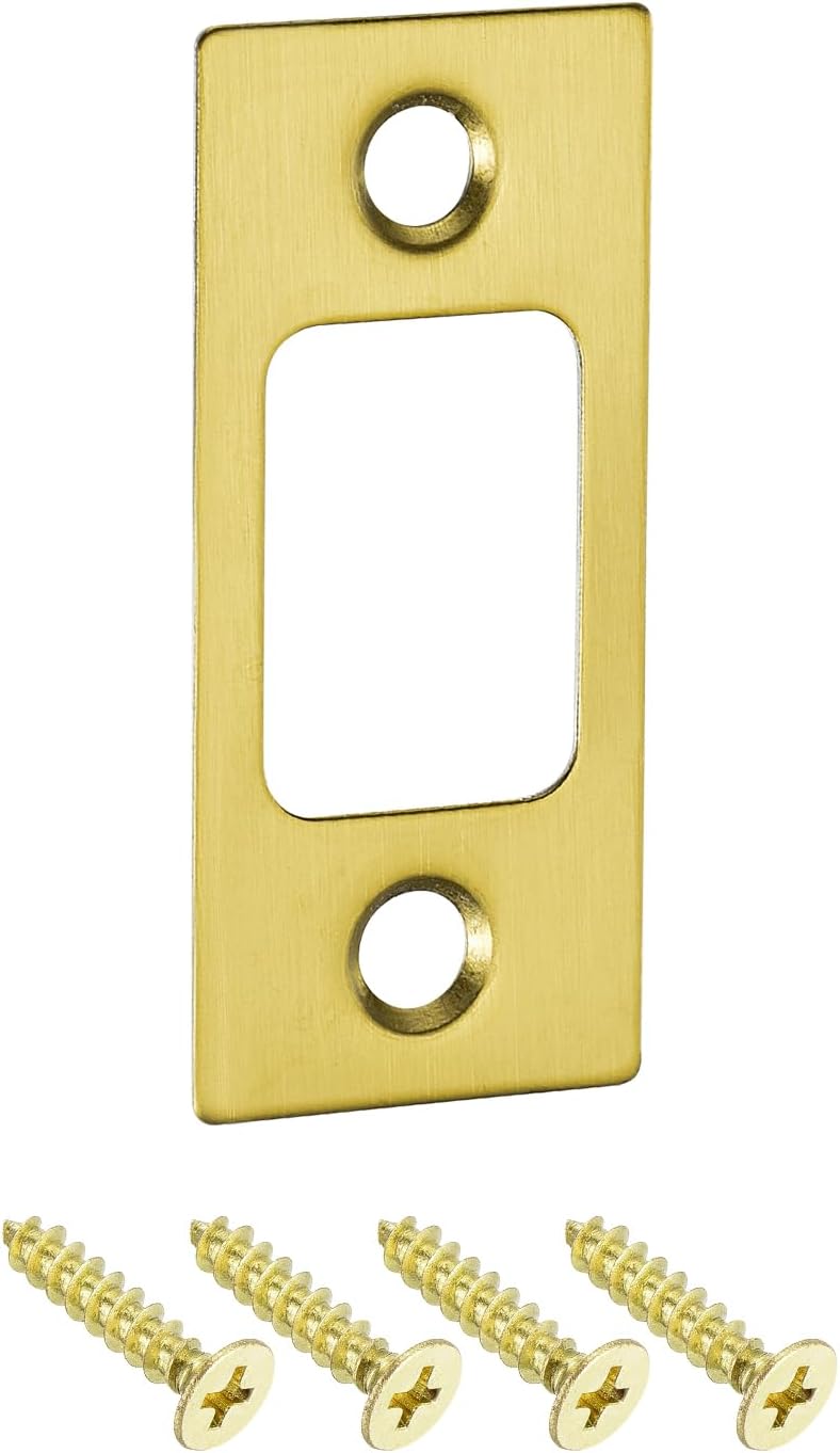 Durable 201 Stainless Steel Door Strike Plate Replacement for Broken Latches Perfect for Entrances DOOR framed JAMBS
