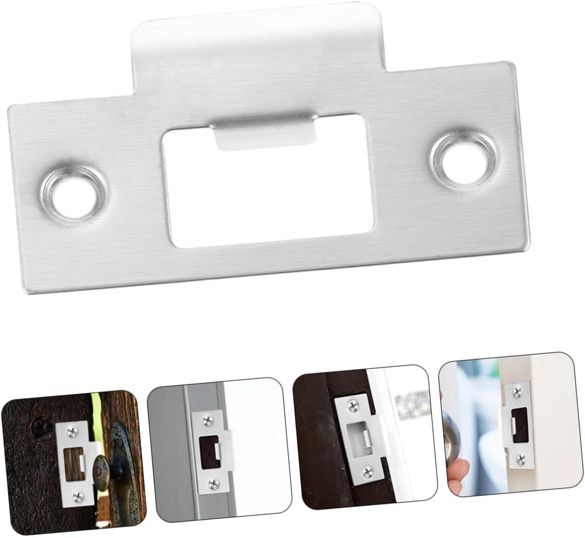 BUTIFULSIC Stainless Steel Door Reinforcement Kit with Sizes 1-58in for Room Garage Locks