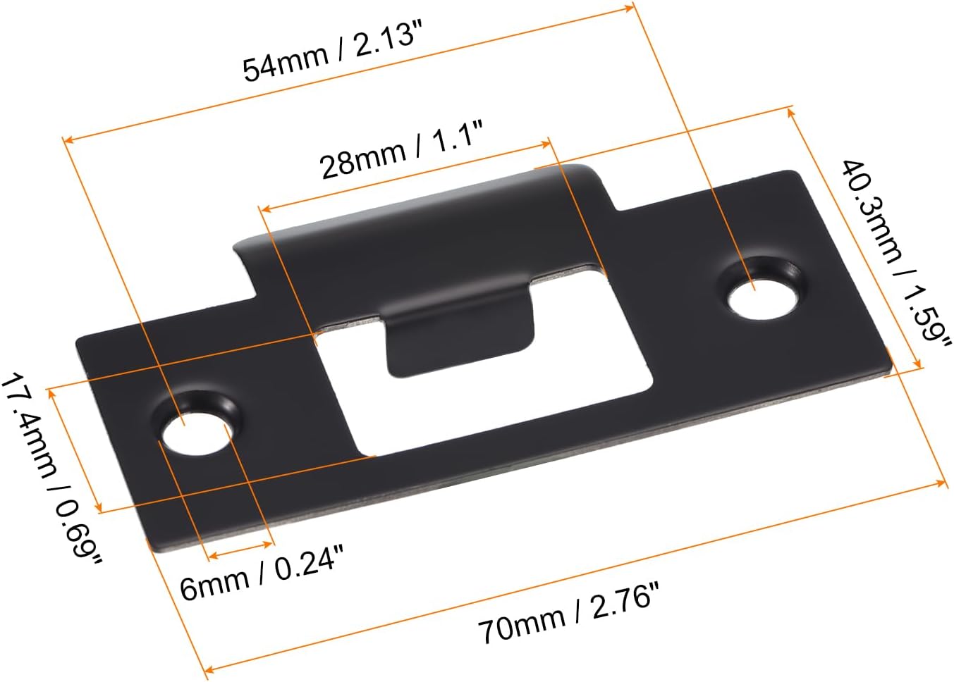 High-Quality Stainless Steel Door Strikes Plate Set for Home Commercial Use
