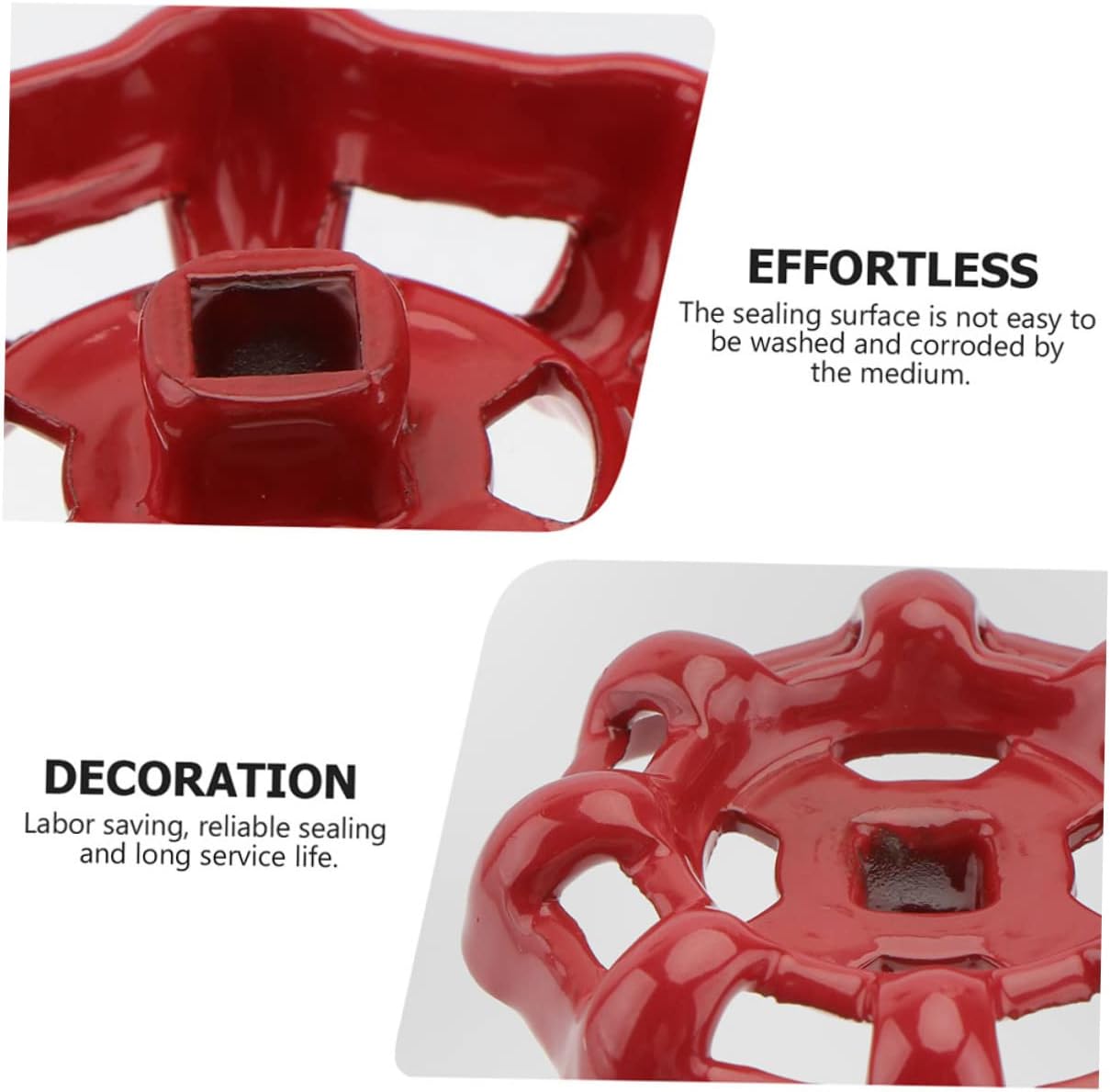 Perfect for FluoroPlastic and Steel_PIPE fittings Smooth Grip and Durable stainless steel ball handleSIZE 2Pcs Set