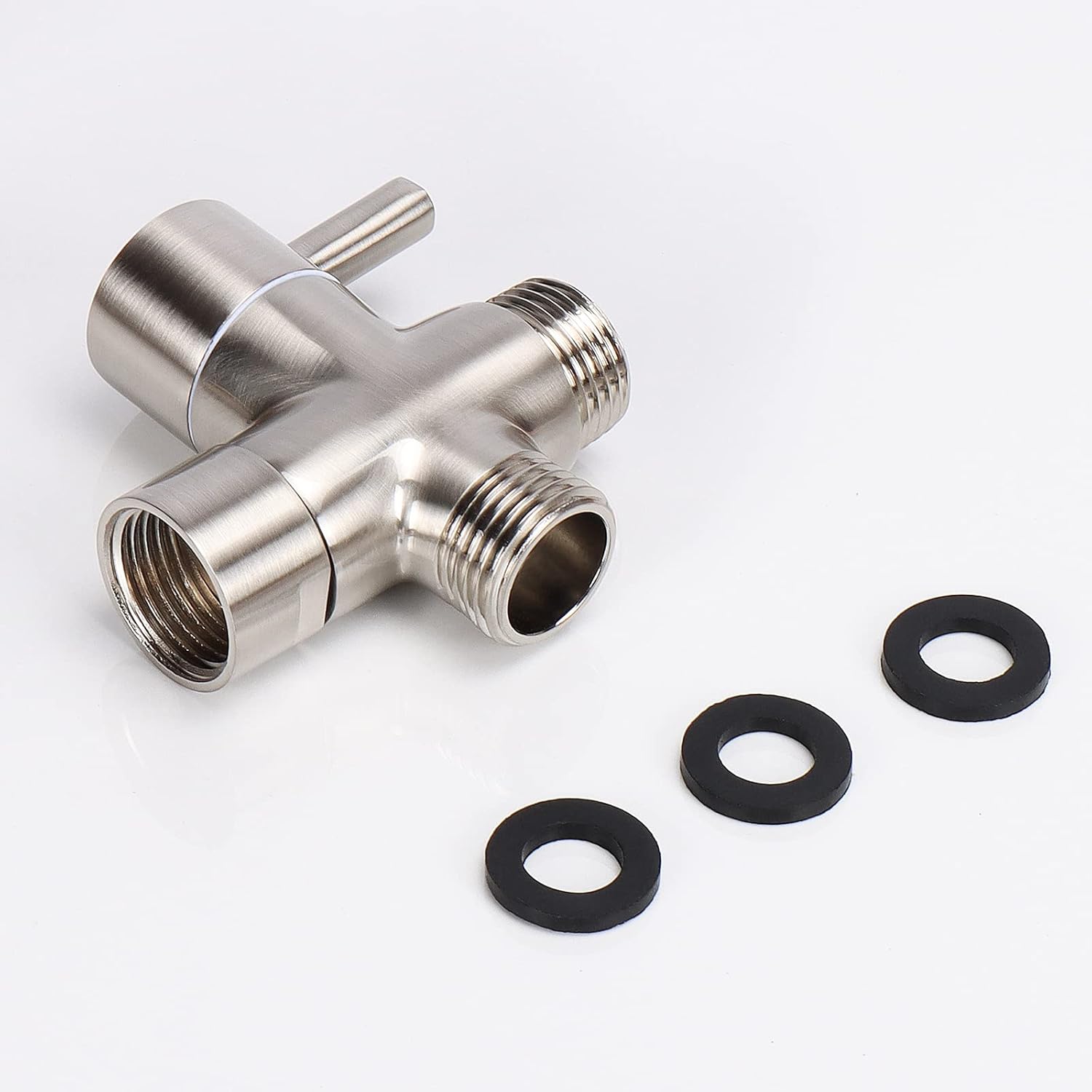 NearMoon Ultimate Solid Brass G12 Shower Arm with 3-Way T-Shape Diverter Valve