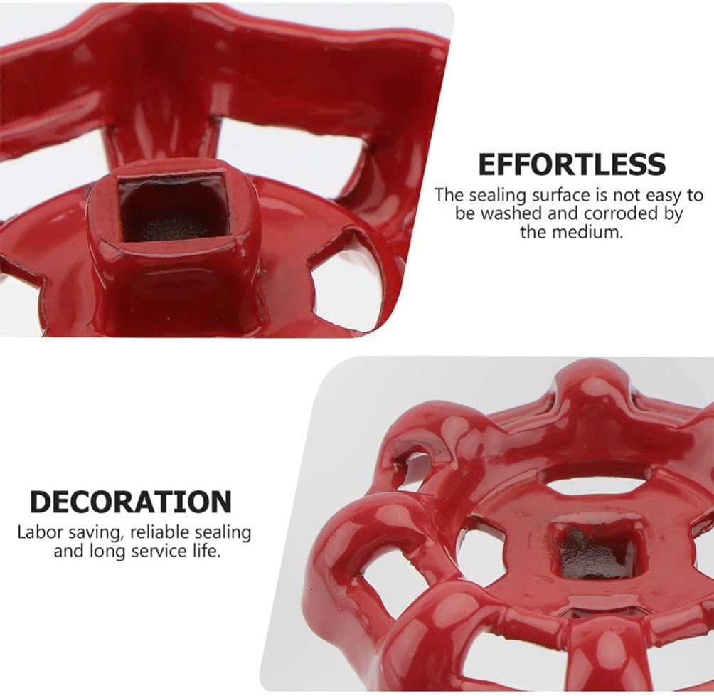 Hemoton Decor 12-Piece Gate Valve Handle Set for Faucets Garden and More