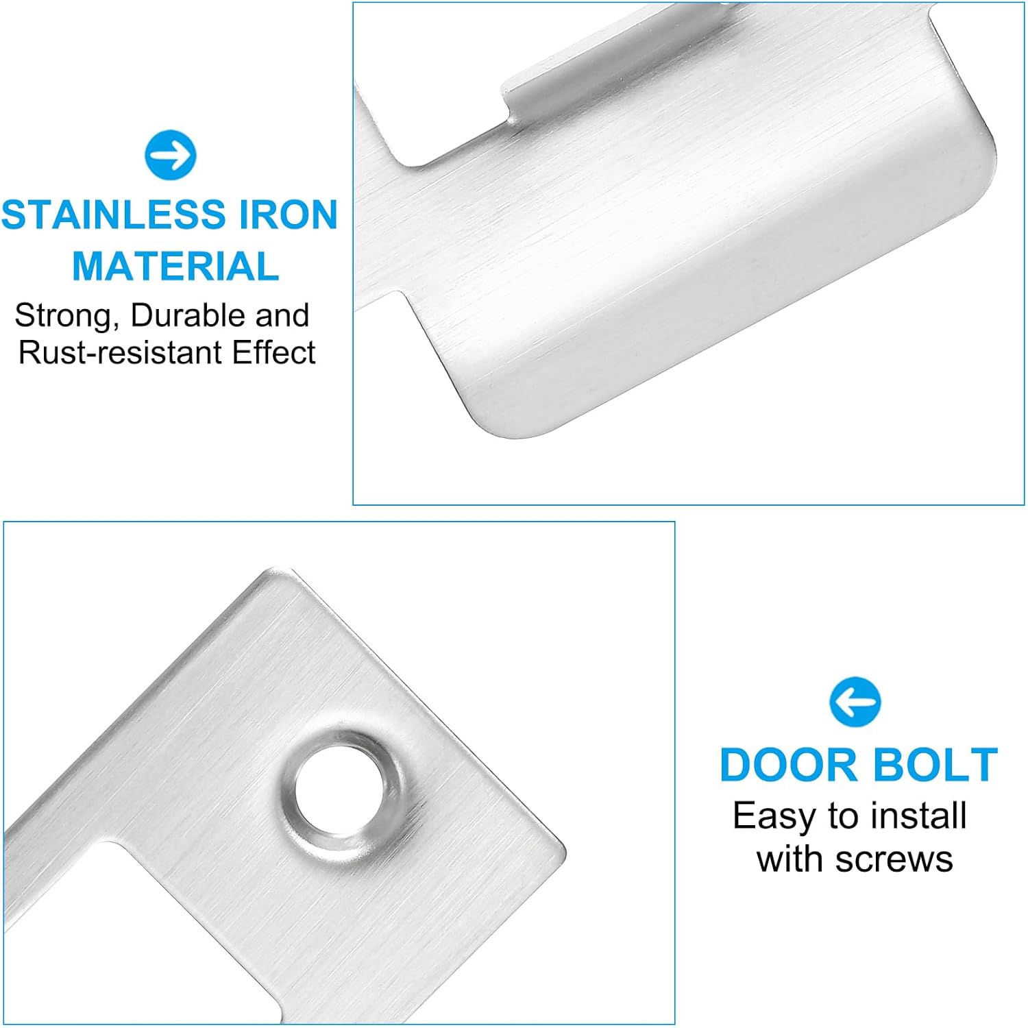 Sturdy Door Strike Plate for Interior and Exterior Doors