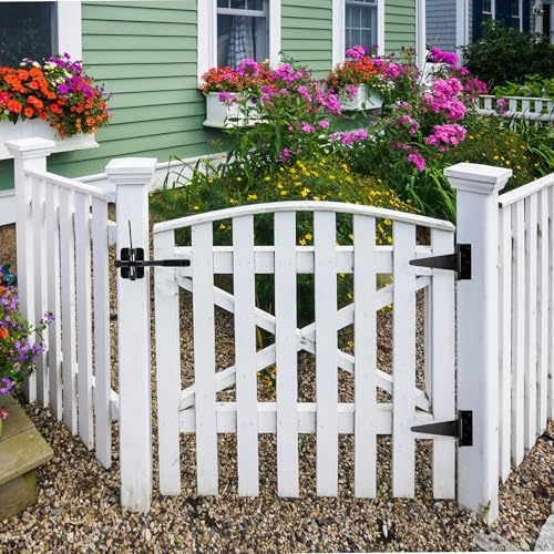 Durable 10-Inch T-Strap Shed Door Hinges Set for Outdoor Use