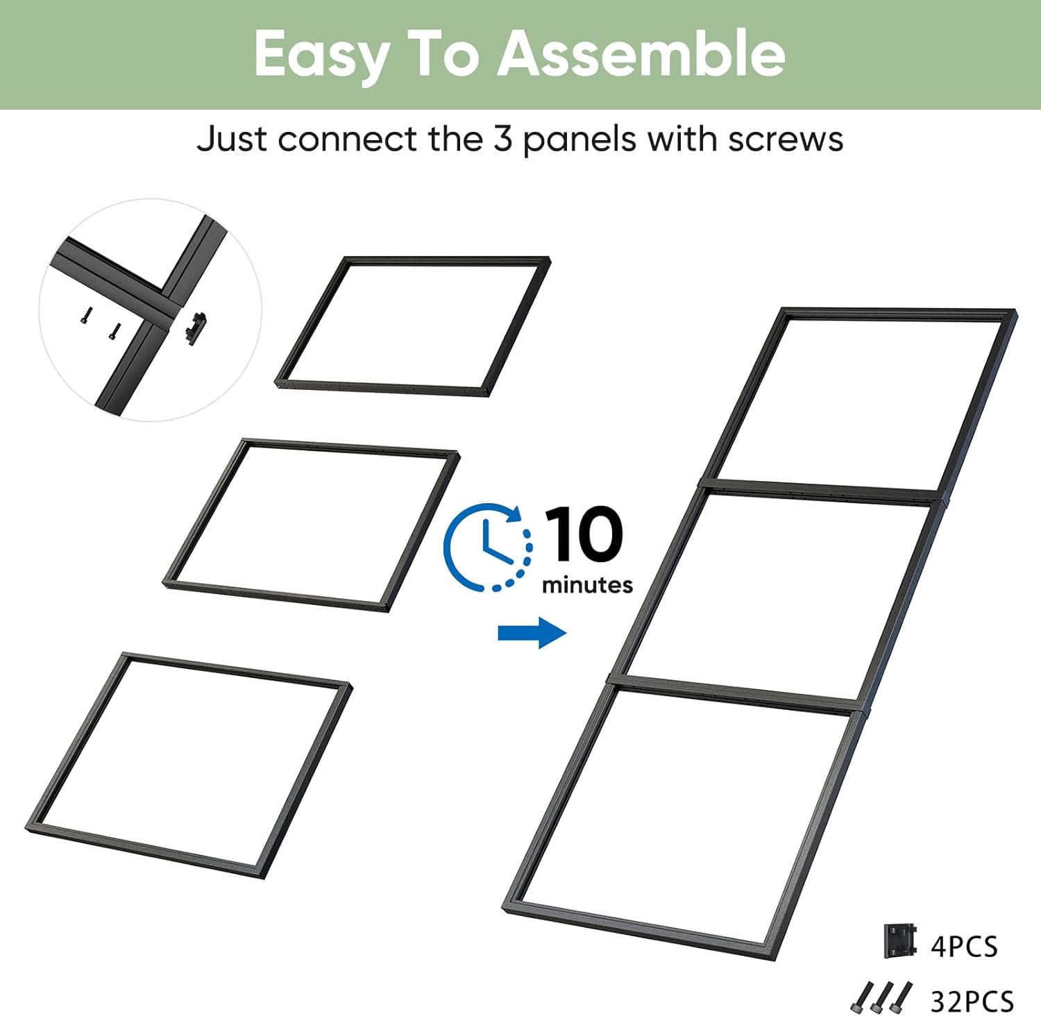 Barnsmith 30in x 84in Black Tempered Frosted Glass Sliding Door with Soft Close Easy to Install