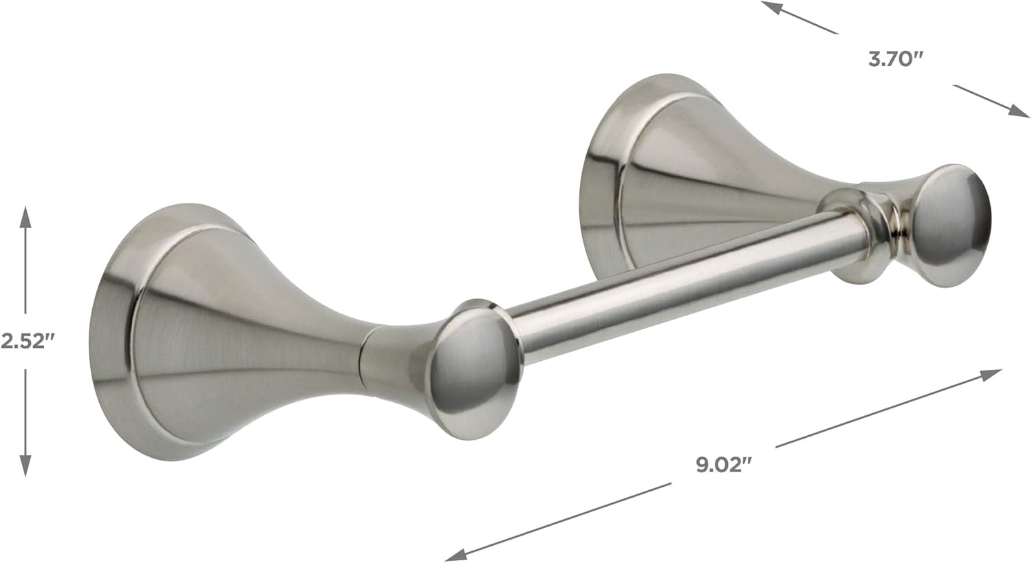 Delta Faucet 3-Piece Bath Hardware Kit SpotShield Brushed Nickel Easy Installation Style