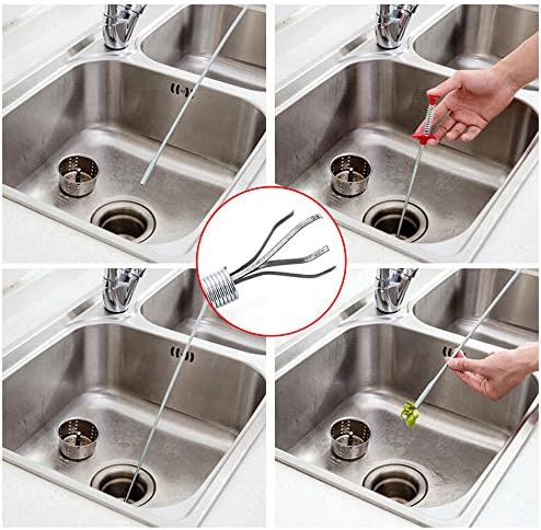 Efficient 6-Piece Drains Sewer Cleaner Set for Clogs