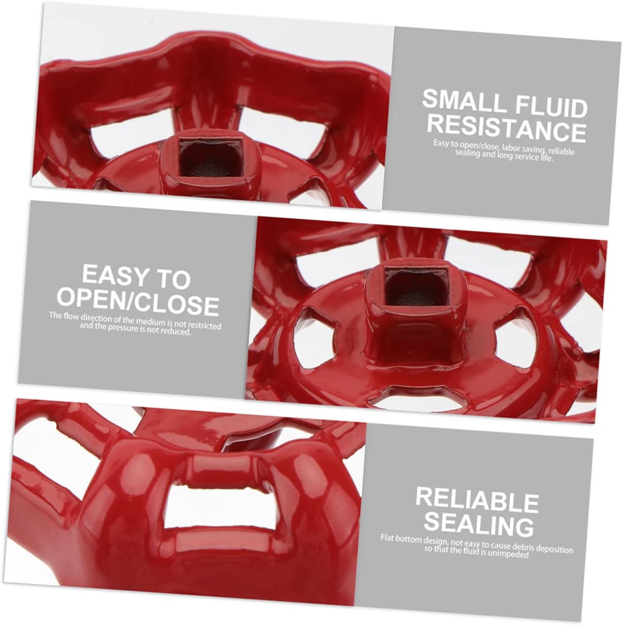 Perfect for FluoroPlastic and Steel_PIPE fittings Smooth Grip and Durable stainless steel ball handleSIZE 2Pcs Set