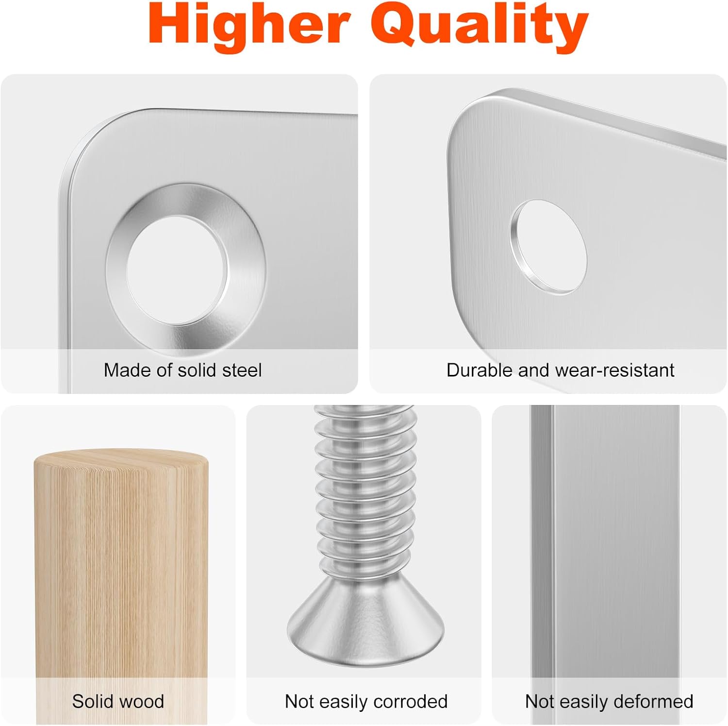 Oversized Deadbolt Strike Plate 1125 x 275 inches - Durable Replacement for Exterior Doors