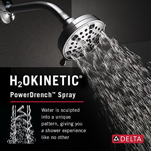 Delta H2OKinetic 5-Setting Shower Head Chrome 1