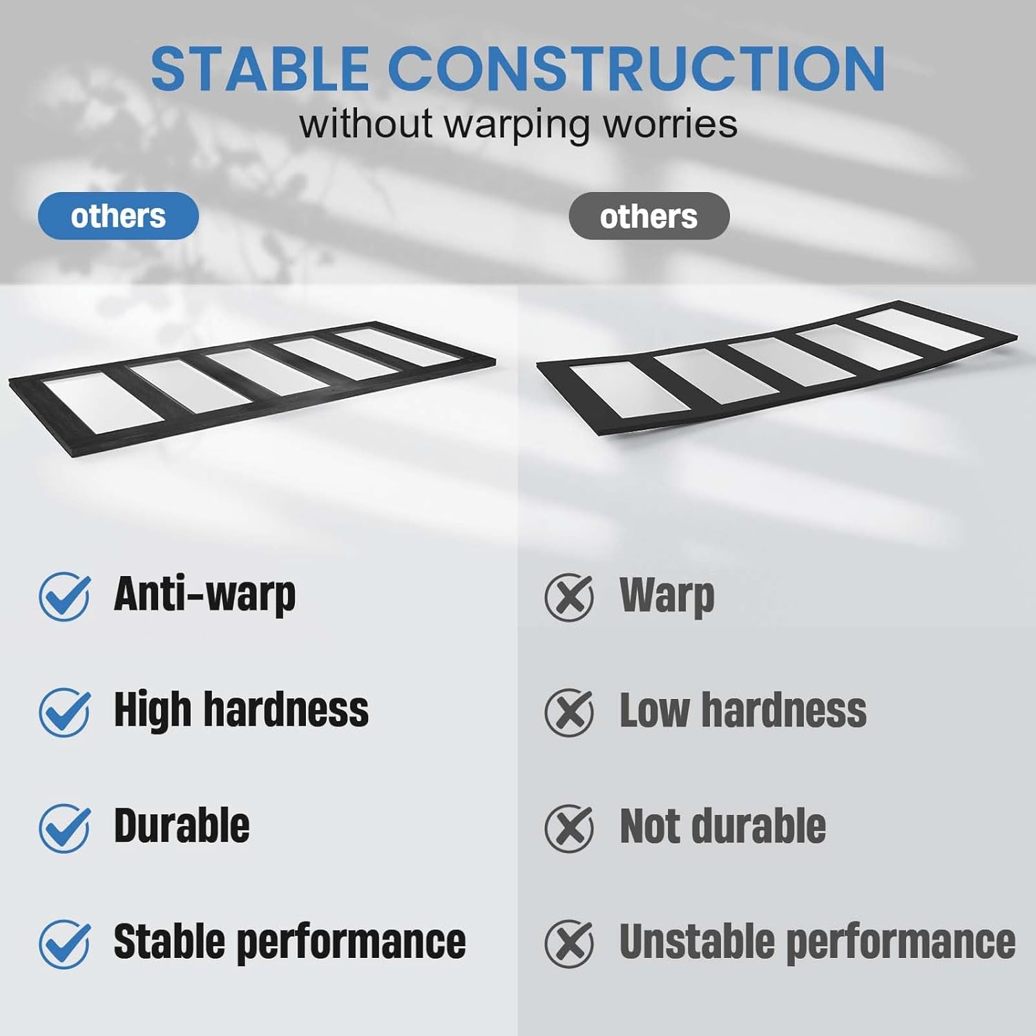 Alamedad 42x84 MDF White Barn Door with Frosted Glass and Handle Easy to Install