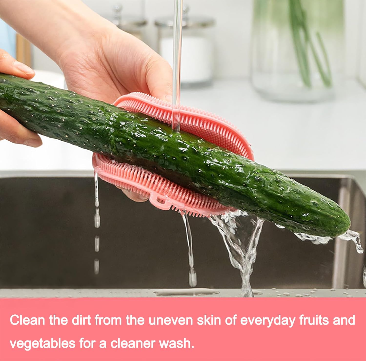 Premium Silicone Dish Scrubbers 7-Pack BPA-Free Kitchen Cleaning Tools for Dishes Vegetables and More