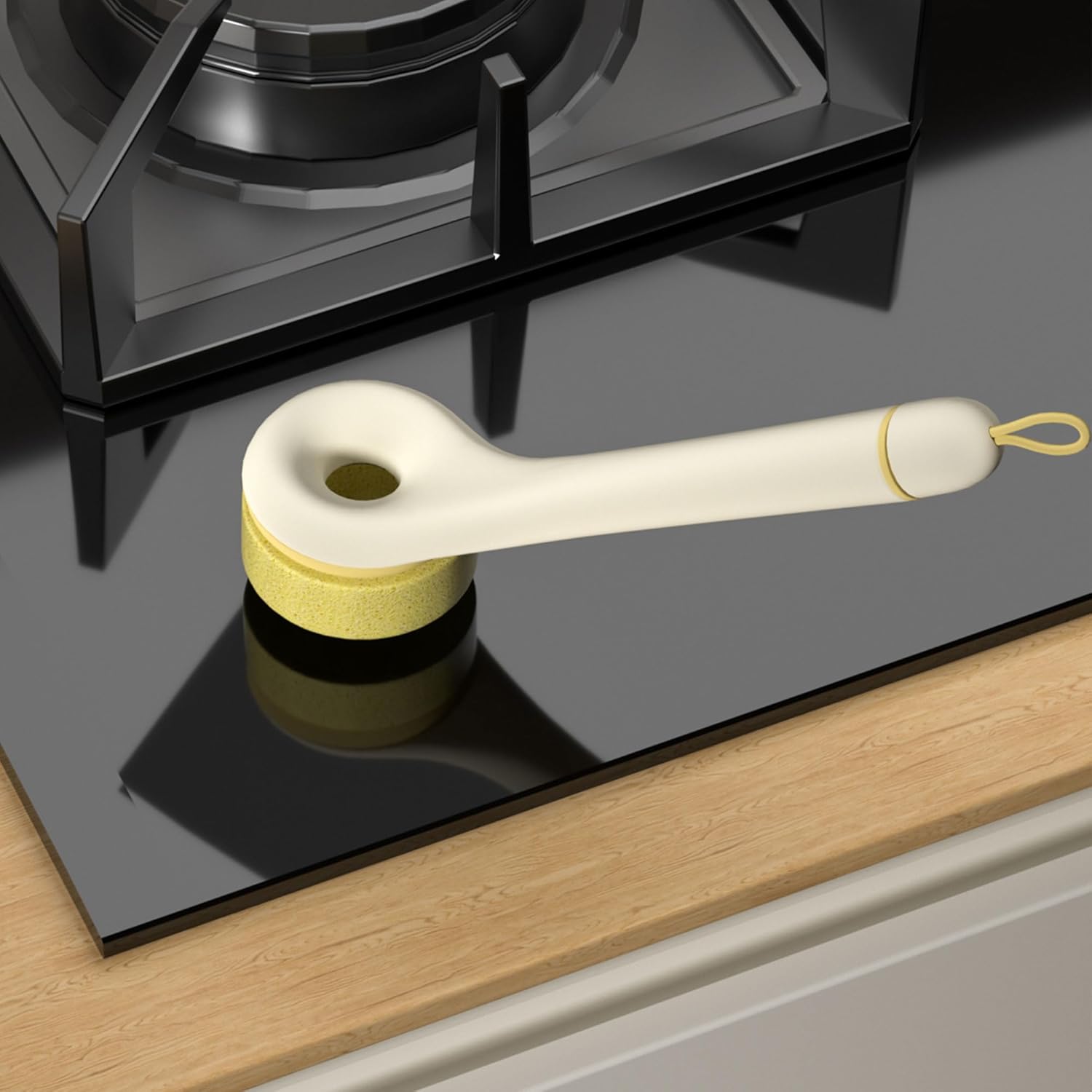 Long Handle Vegetable and Fruit Scrubber Brush Eco-Friendly Hydrophobic and Easy to Clean