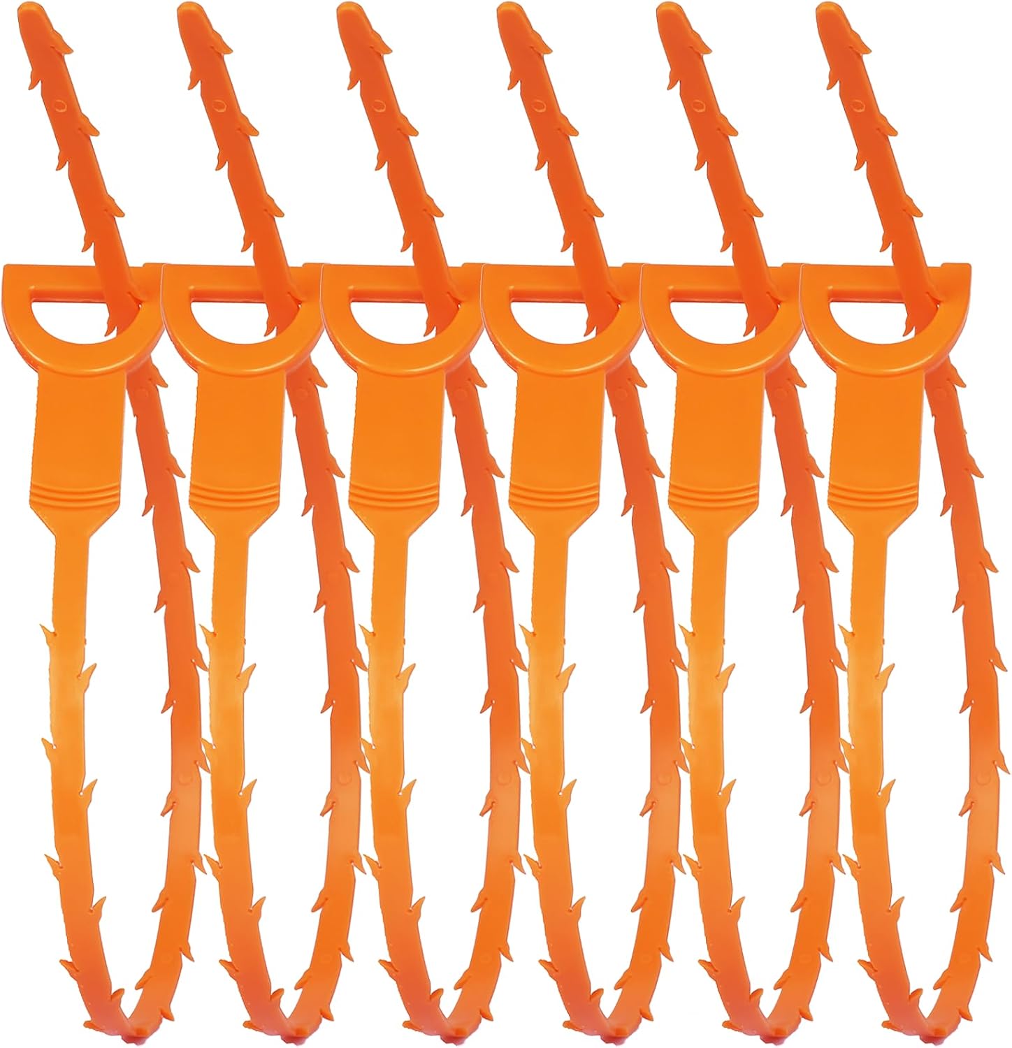 6 Pack Hair Drain Clog Cleaning Tool OneHere Drain Auger Hair Catcher Tools for Kitchen Sink Bathroom Tub Toilet