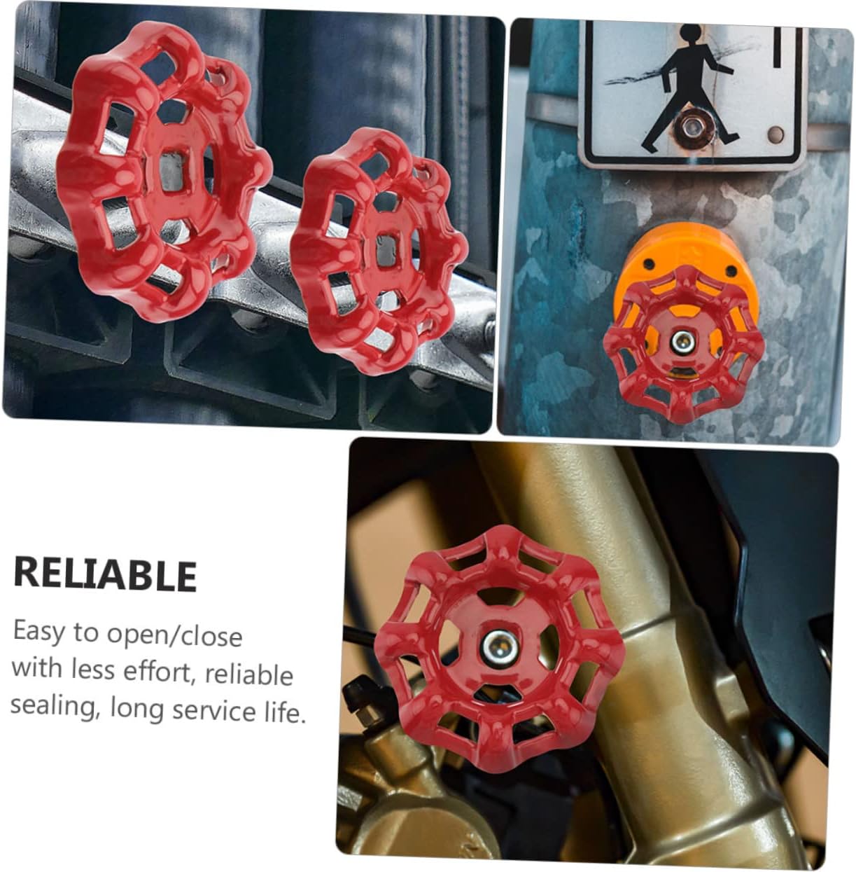 Perfect for FluoroPlastic and Steel_PIPE fittings Smooth Grip and Durable stainless steel ball handleSIZE 2Pcs Set