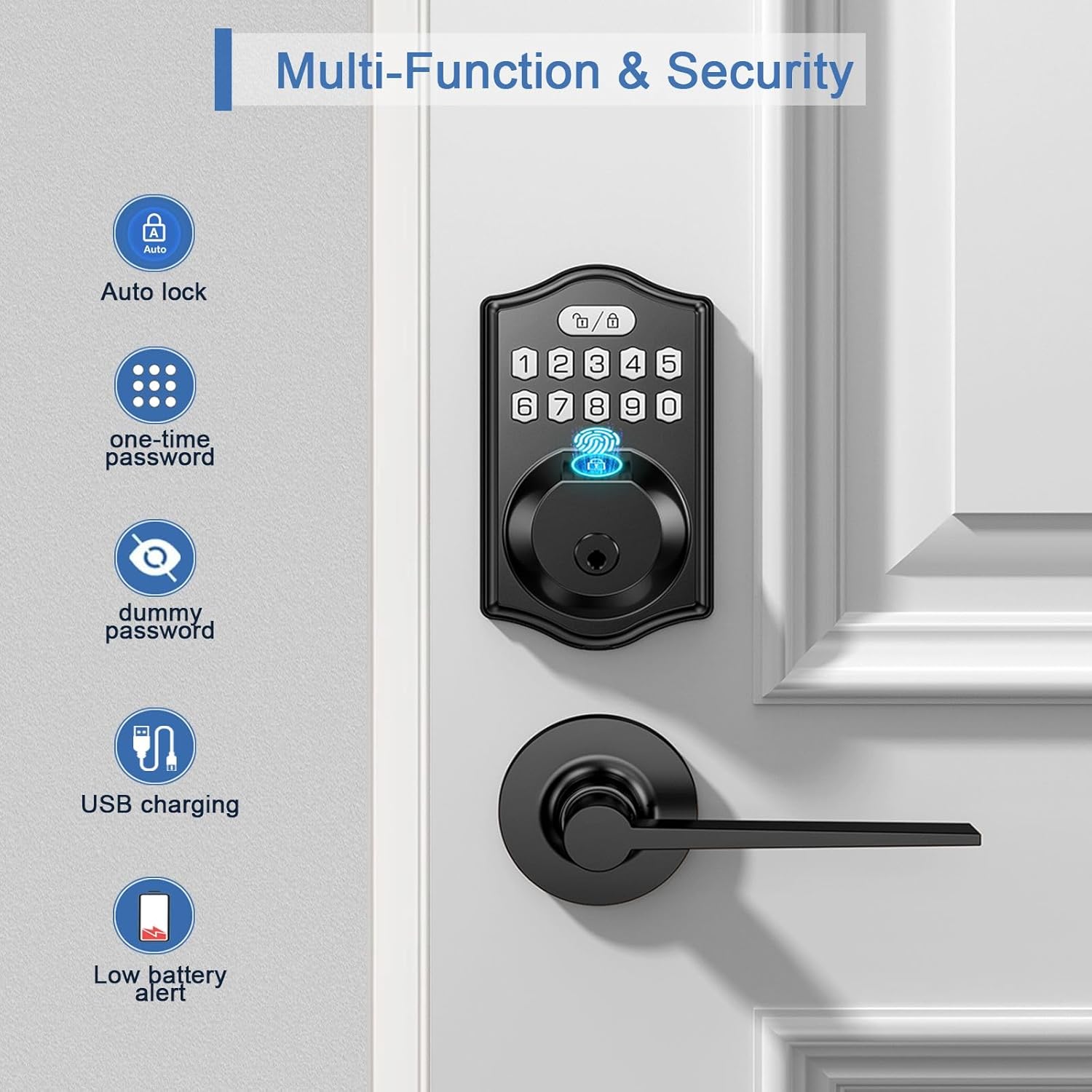 Front Smart Door Locks with Keyless Entry Front Smart Door Locks Set