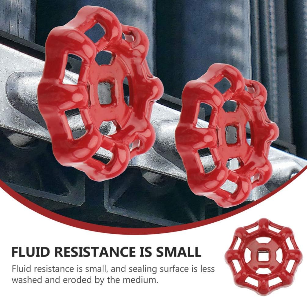 Hemoton Decor 12-Piece Gate Valve Handle Set for Faucets Garden and More