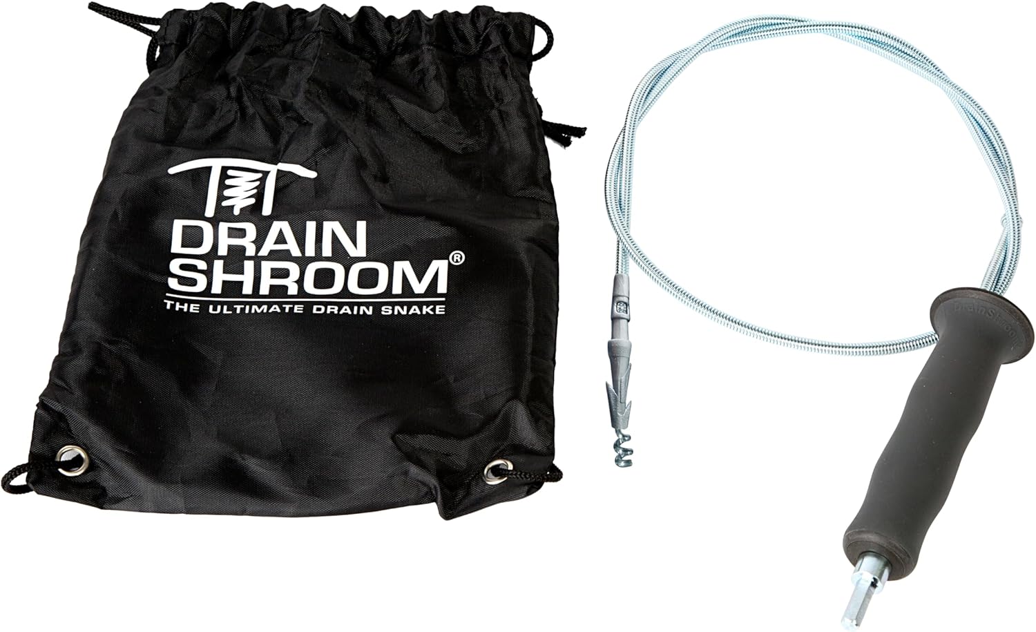 DrainShroom 36-Inch Reusable Sink Snake Flexible Drain Clog Remover Tool for Home Use