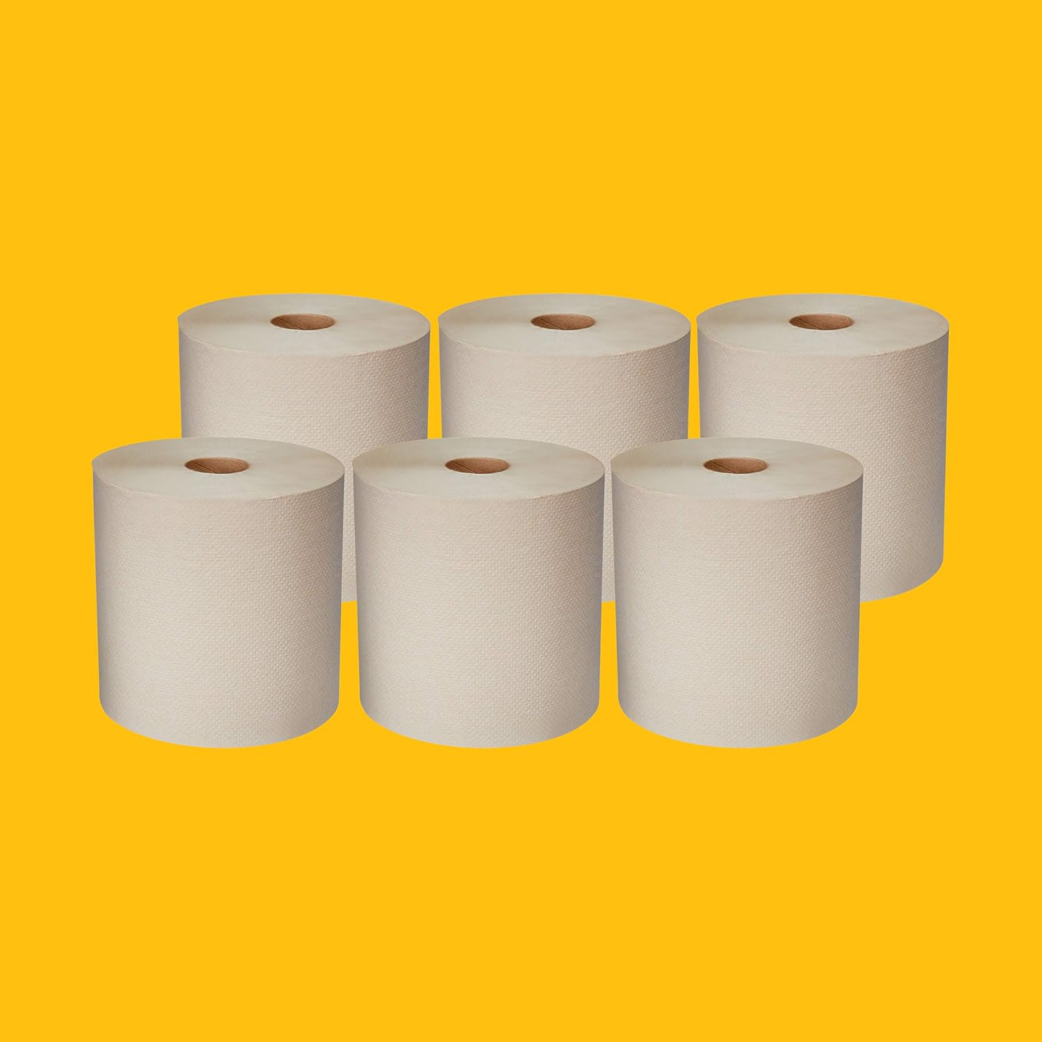 Amazon Commercial 1-Ply Kraft 79 Hard Roll Paper Towels SOFI-011 for Business